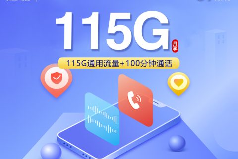 海南联通专享卡【39元115G+100分钟】套餐简介